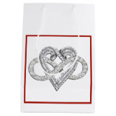 Moyen Sac cadeau infinity Heart (Dos)