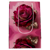 Moyen Sac cadeau Luxe Red Rose (Dos)