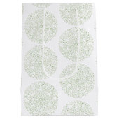 Moyen Sac cadeau Mandala vert Boho raffiné (Dos)