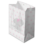 Moyen Sac cadeau mignon Baby shower (Devant Angle)