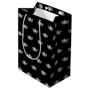 Moyen Sac cadeau Miss America Silver Crown