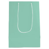 Moyen Sac cadeau Monogram Turquoise souple (Dos)