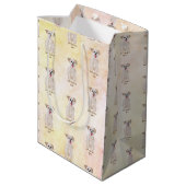 Moyen Sac Cadeau Morkie (Dos Angle)