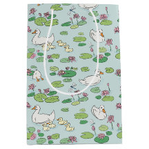 Sac cadeau Nénuphar canard
