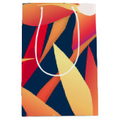 Moyen Sac cadeau Oiseau de paradis tropical M (Devant)