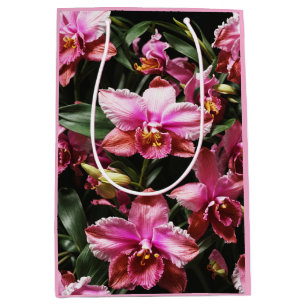 Moyen Sac cadeau Orchidées sauvages
