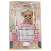 Moyen Sac Cadeau Ours en Peluche (Devant)