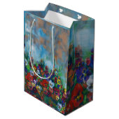 Moyen Sac cadeau Pansy (Dos Angle)