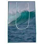 Moyen Sac cadeau papier personnalisé Ocean Wave (Dos)