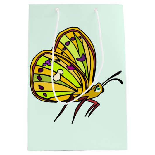 Moyen Sac cadeau Papillon (Devant)