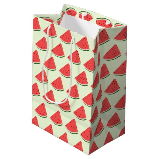 Moyen Sac Cadeau Pastèque (Dos Angle)