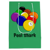 Moyen Sac cadeau Pool Billiards (Dos)