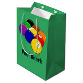 Moyen Sac cadeau Pool Billiards (Dos Angle)