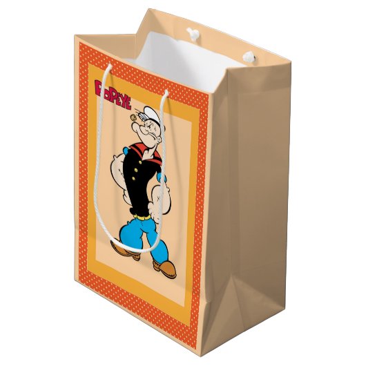 Moyen Sac cadeau Popeye (Devant Angle)