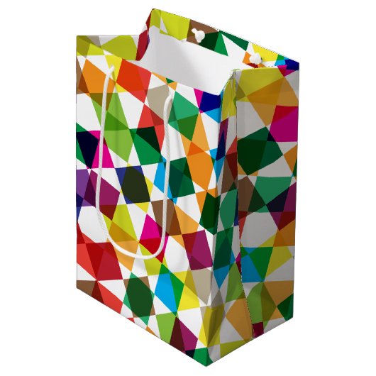 Moyen Sac cadeau - Pops of Primary (Devant Angle)