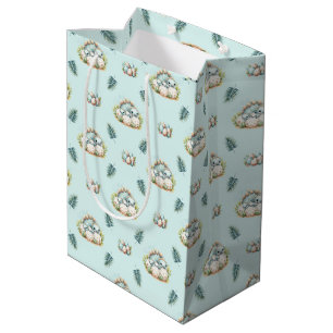 Moyen Sac cadeau pour Baby Shower motif bébé dinosaure