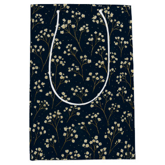 Moyen Sac cadeau pour bébé Champagne Scatter haleine
