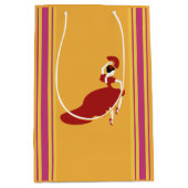 Moyen Sac cadeau pour danseur flamenco (Devant)