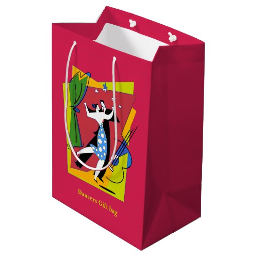 Moyen Sac Cadeau pour Danseurs (Dos Angle)