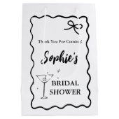 Moyen Sac cadeau pour enterrement de vie de jeune fille  (Dos)