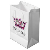 Moyen Sac cadeau "Princess" Tiara Medium (Devant Angle)