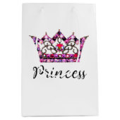Moyen Sac cadeau "Princess" Tiara Medium (Devant)