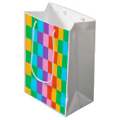 Moyen Sac cadeau Rainbow Steps - Coloré Gras (Devant Angle)