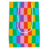 Moyen Sac cadeau Rainbow Steps - Coloré Gras (Dos)