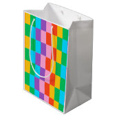 Moyen Sac cadeau Rainbow Steps - Coloré Gras (Dos Angle)