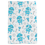 Moyen Sac cadeau robot mignon (Dos)