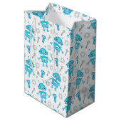 Moyen Sac cadeau robot mignon (Dos Angle)