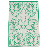 Moyen Sac cadeau Rose du patrimoine (Dos)