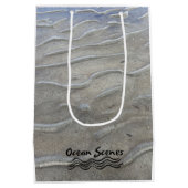Moyen Sac cadeau Sandy Beach (Dos)