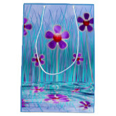 Moyen Sac cadeau Shy Daisies (Dos)