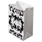 Moyen Sac cadeau Splatter (Devant Angle)