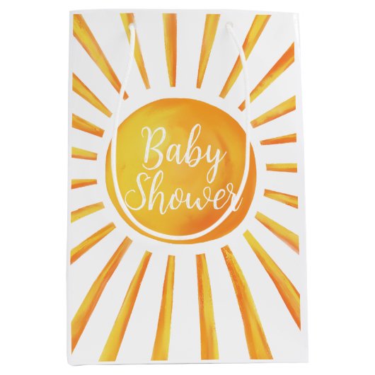 Moyen Sac cadeau Sunshine Baby shower (Devant)