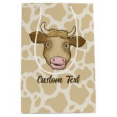 Moyen Sac cadeau surpris de vache (Devant)