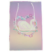 Moyen Sac cadeau Swan Princess (Devant)