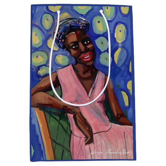 Moyen Sac cadeau Sweet Sandy par KAB (Devant)