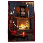 Moyen Sac cadeau Tranquillité Automne (Devant)