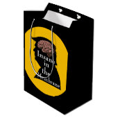 Moyen Sac cadeau Trump/fou (Dos Angle)