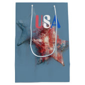 Moyen Sac cadeau USA (Dos)