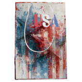 Moyen Sac cadeau USA (Devant)