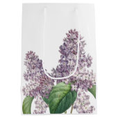 Moyen Sac cadeau vintage lilas floral (Dos)
