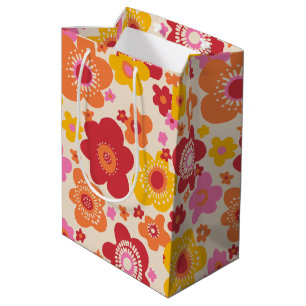 Moyen Sac cadeau Vintage rétro et mod 60 les années 70
