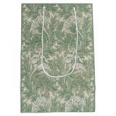 Moyen Sac cadeau William Morris pour tulipes vertes (Dos)