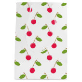 Moyen Sac de cadeau de cerise (Dos)