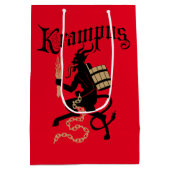 Moyen Sac de cadeau de Krampus (Dos)