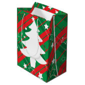 Moyen sac de cadeau de Noël (Dos Angle)
