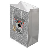 Moyen Sac de cadeau de Schnauzer (Dos Angle)